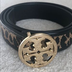Tory Burch Leopard print belt